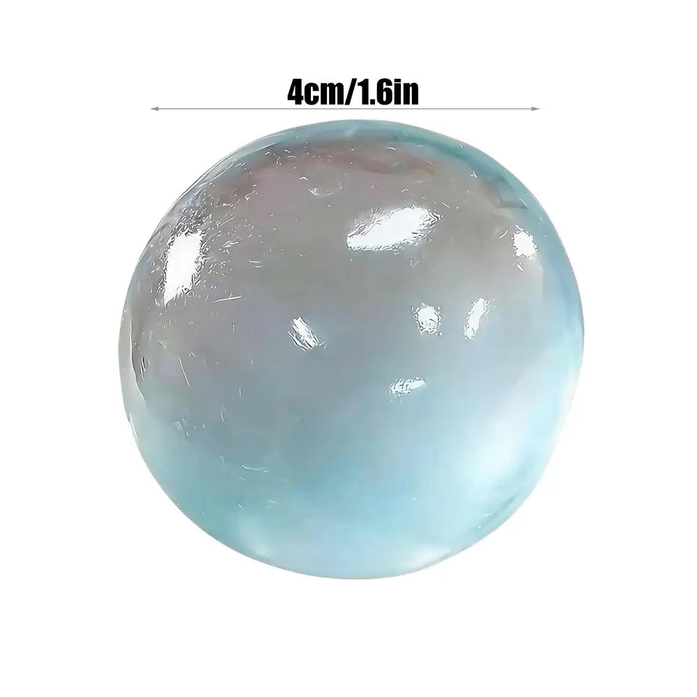 Slow-Rise Squishy Squeeze Fidget Toy – Soft Sensory Ball Fidget Squeeze Toy PLUSH Blue