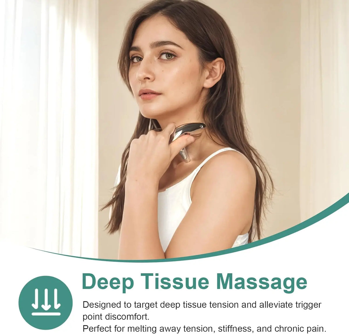 Triangle Metal Trigger Point Massage & Muscle Scraper Tool Massage Tool PLUSH