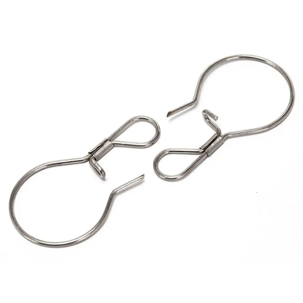 Stainless Steel Fishing Hook Clip Lock Buckle – 2pcs Fishing Lock Buckle PLUSH