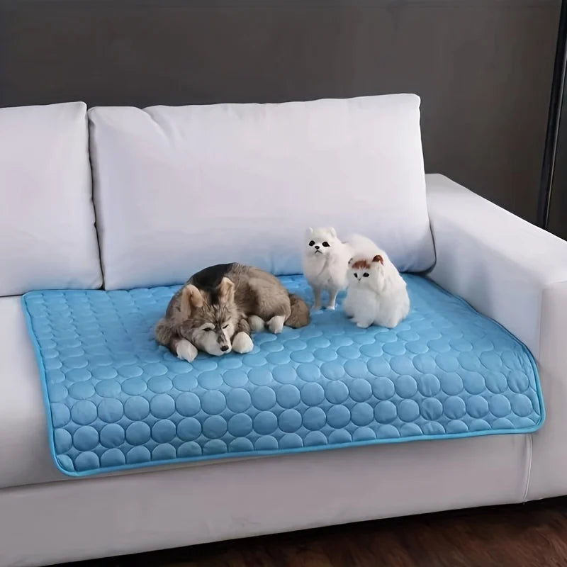 Pet Cool Mat – Breathable Mesh Dog & Cat Cooling Pad Pet Cooling Mat PLUSH
