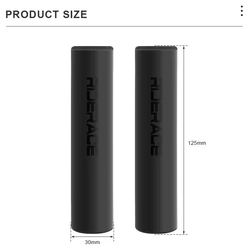 Silicone Sponge MTB Bicycle Grips – Anti-Slip Handlebar Cover Bicycle Handlebar Grips PLUSH