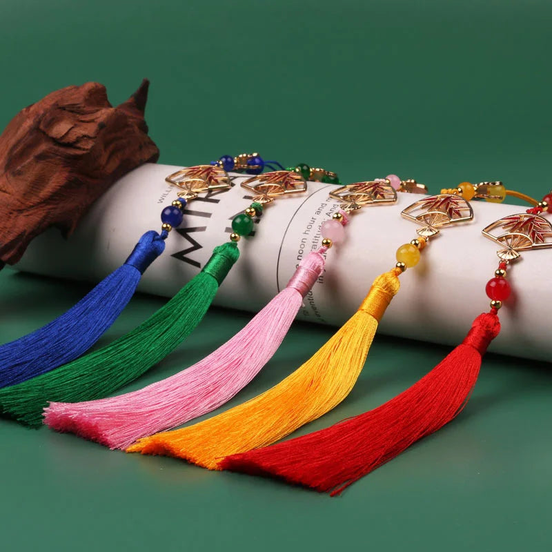 Hanfu Tassel Decoration – Antique Fan Cheongsam Trim | 30cm Garment Tassel Trim PLUSH