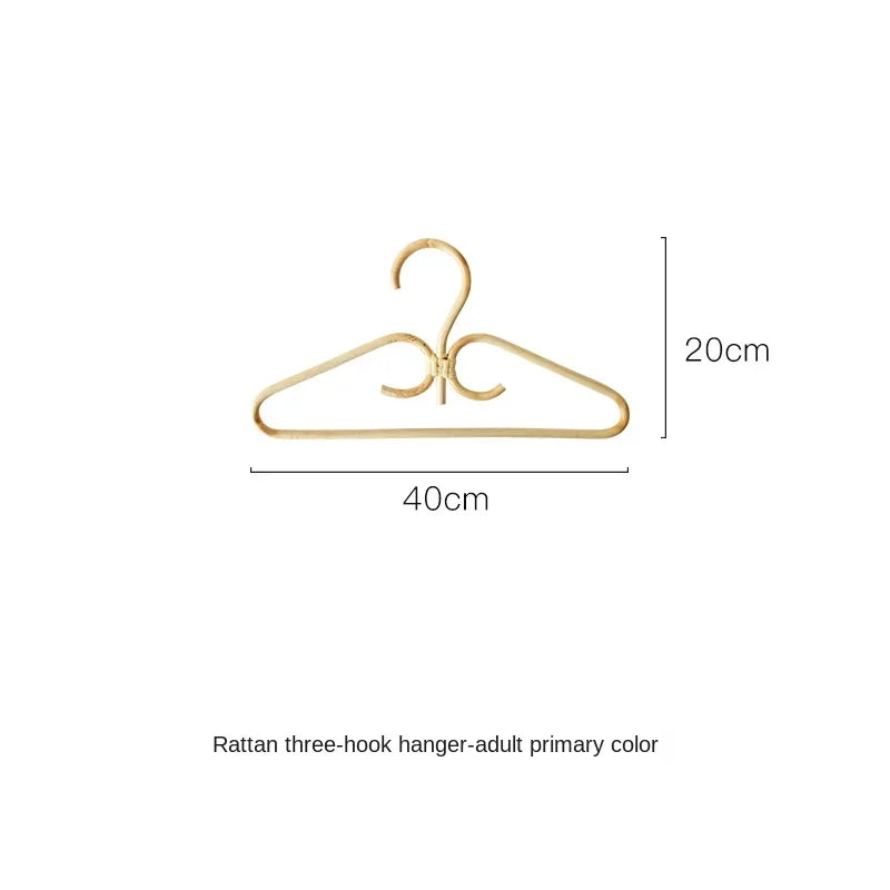 Natural Rattan Handmade Hooks Storage Organizer Hanger Rack Rattan Storage Hooks PLUSH Primary color 1