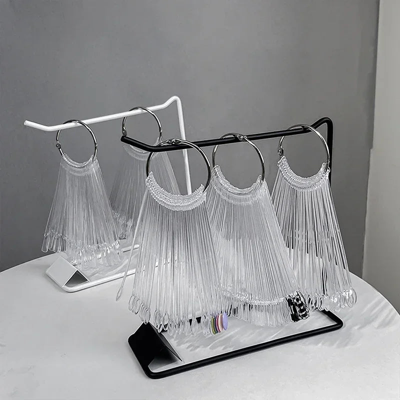 Nail Swatches Color Card Display Stand & Gel Polish Tips Nail Art Display Set PLUSH