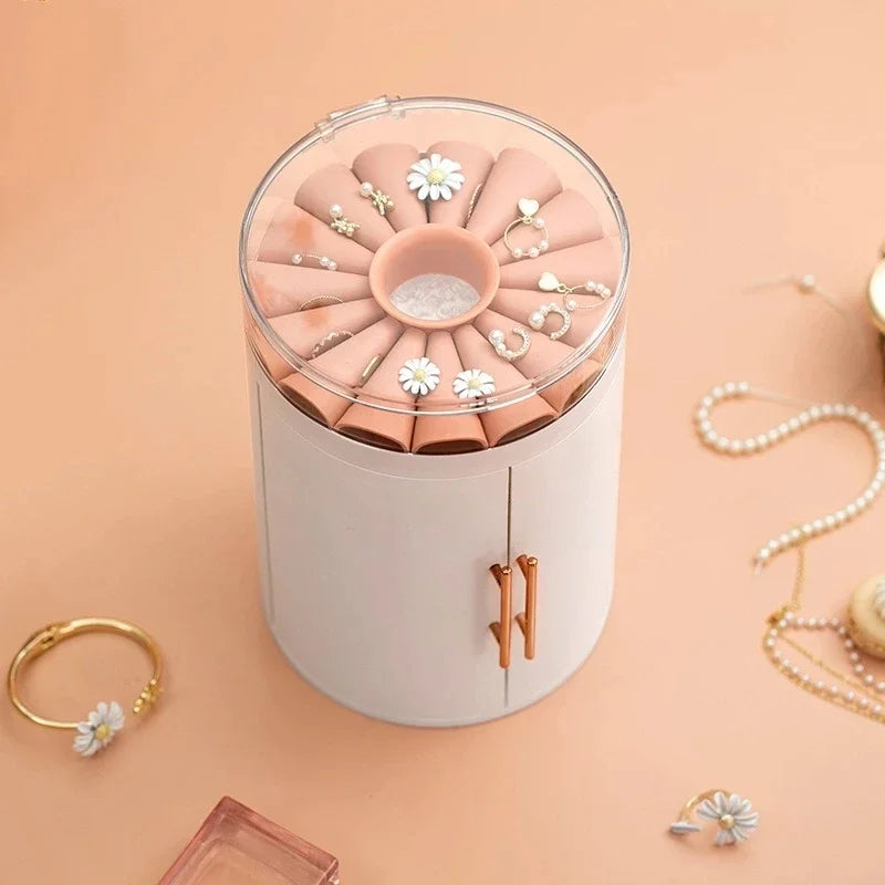 WB Series Jewelry Box Desktop Organizer & Storage Case Jewelry Storage Box PLUSH