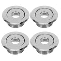 4pcs Chrome Sprinkler Escutcheon 24mm Recessed Ceiling Trim Ring Sprinkler Escutcheon PLUSH Default Title