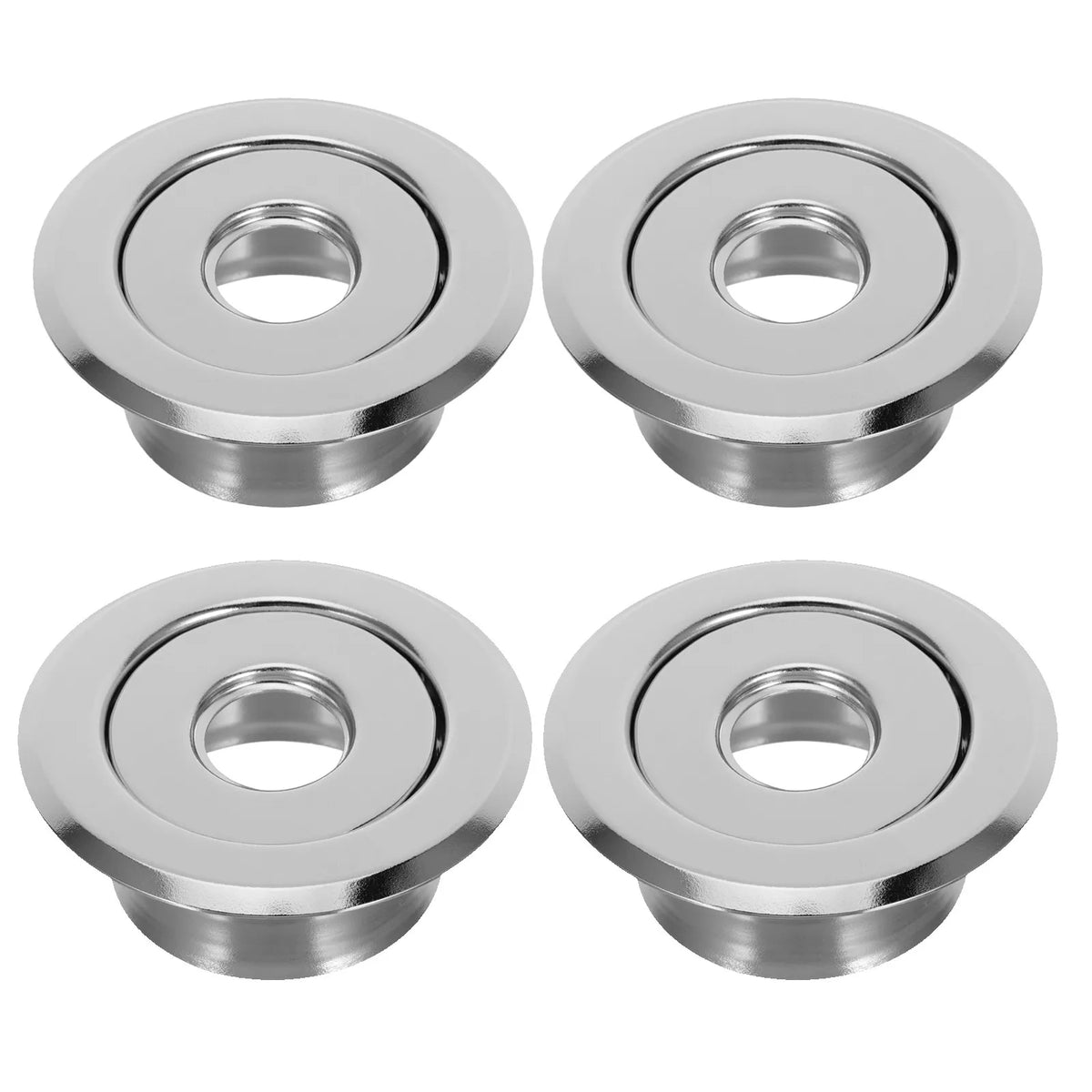 4pcs Chrome Sprinkler Escutcheon 24mm Recessed Ceiling Trim Ring Sprinkler Escutcheon PLUSH Default Title