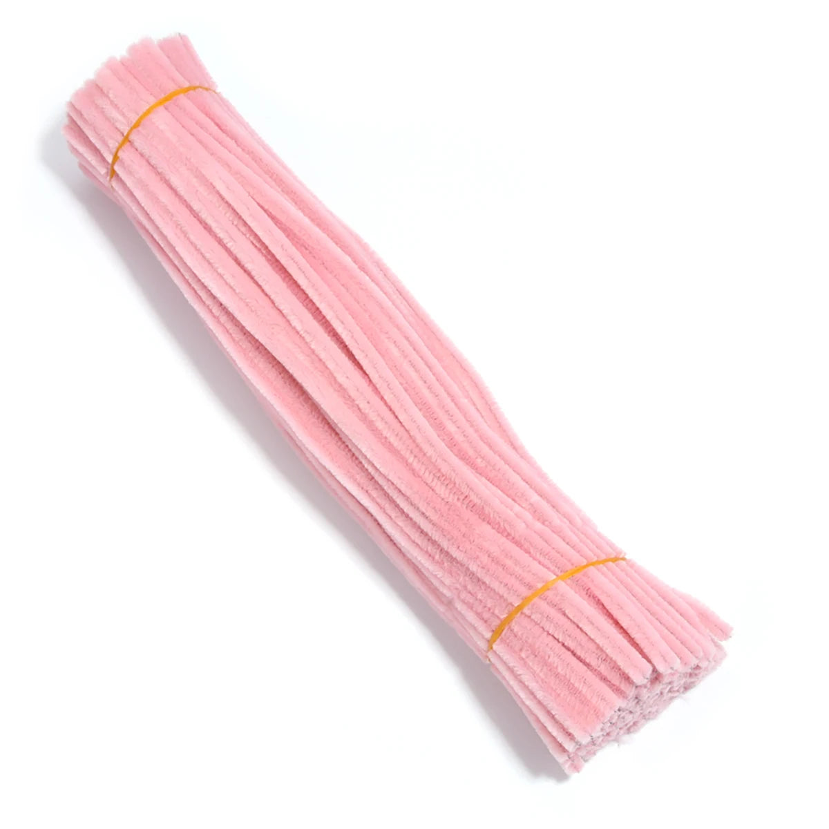 100pcs Chenille Pipe Cleaners – DIY Crafts & Jewelry Making Craft Wire Supplies PLUSH pink 30cm