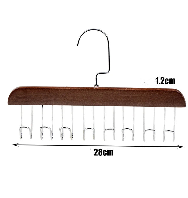 Solid Wood 8-Hook Clothes Drying Rack – Portable Hanger Clothes Drying Rack PLUSH