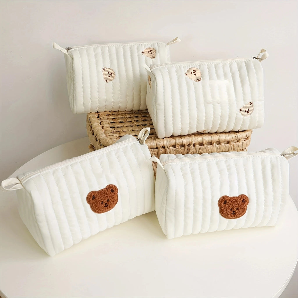 Patchwork Diaper Bag Embroidered Travel Organizer Purse Diaper Bag Purse PLUSH