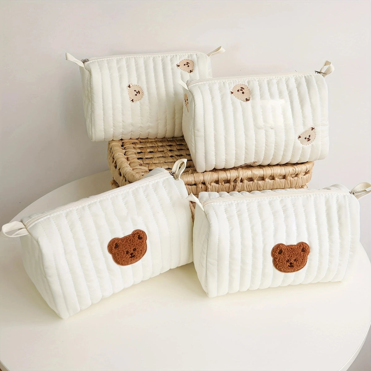 Patchwork Diaper Bag Embroidered Travel Organizer Purse Diaper Bag Purse PLUSH