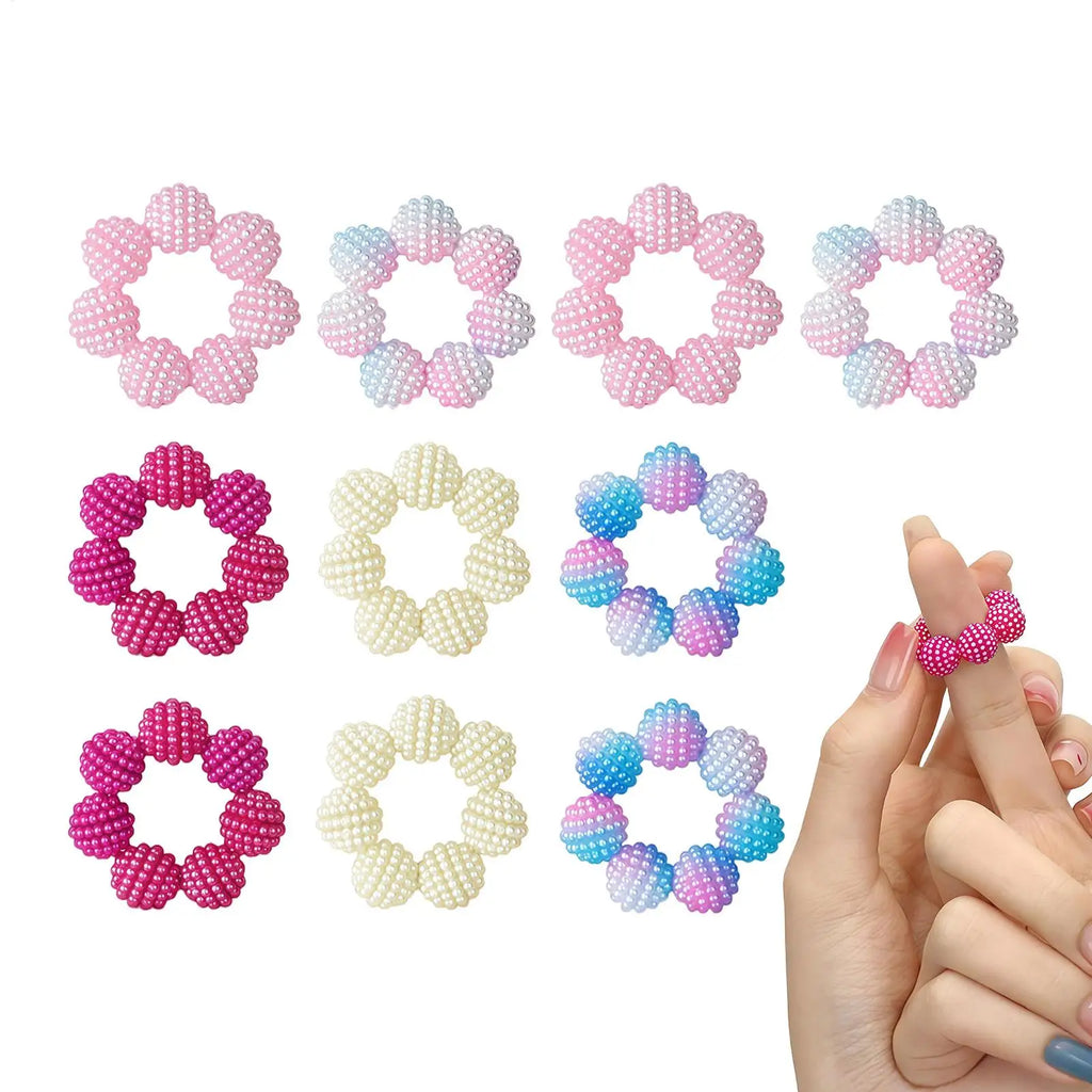 10Pcs Spiky Sensory Fidget Finger Rings – Calming Massager Sensory Fidget Rings PLUSH