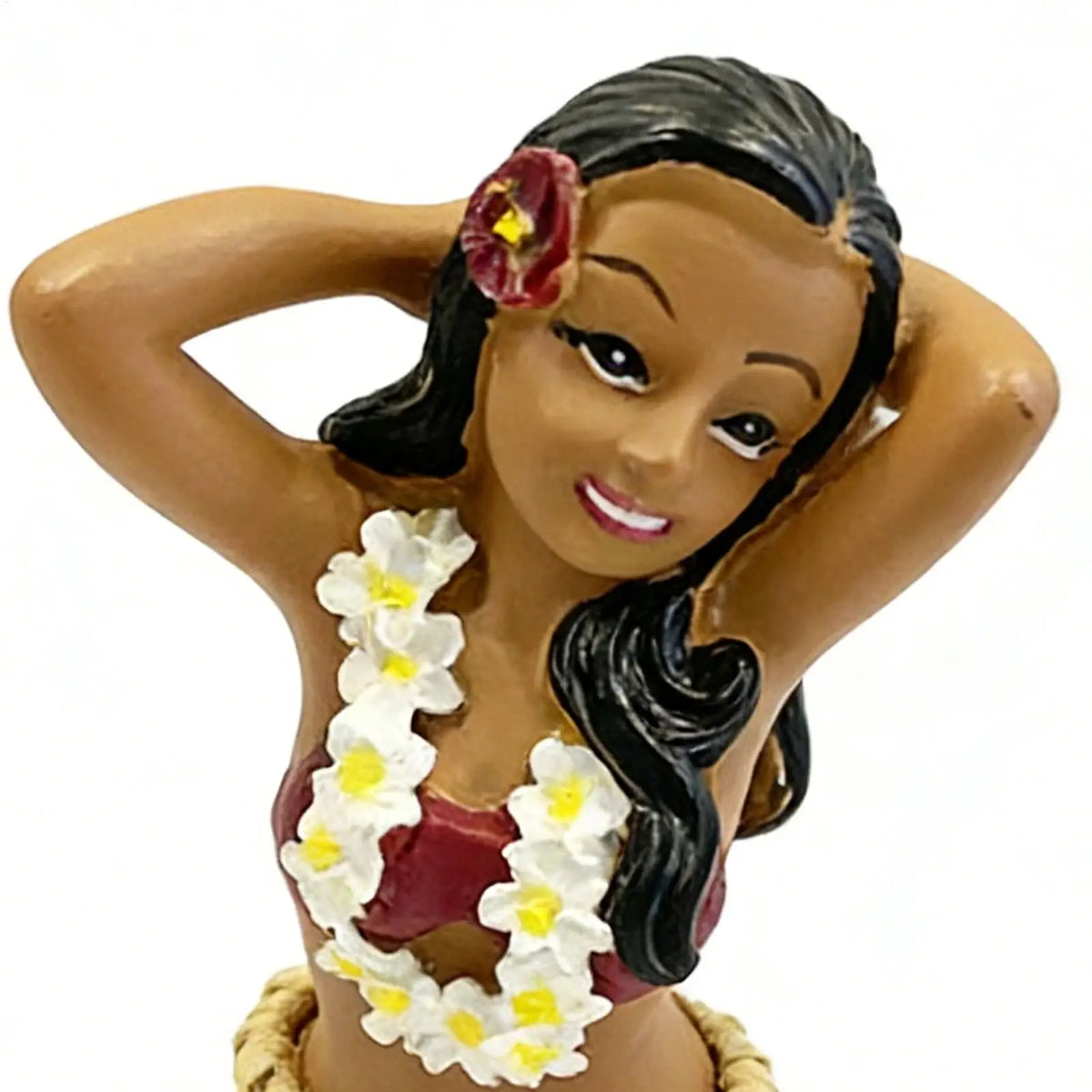 Hawaiian Hula Girl Dashboard Bobblehead Resin Car Ornament Dashboard Bobblehead PLUSH