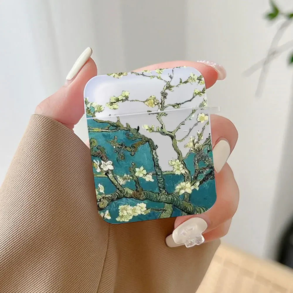 Van Gogh Art AirPods Case Cover – Fits All AirPods Models AirPods Case Cover PLUSH -2 for Airpods 4th