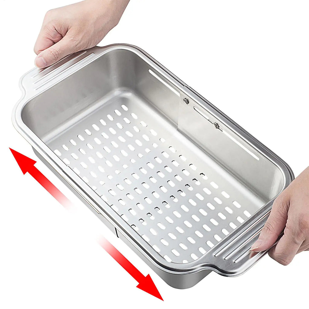 Adjustable Stainless Steel Sink Drying Rack & Dish Drainer Sink Drying Rack PLUSH