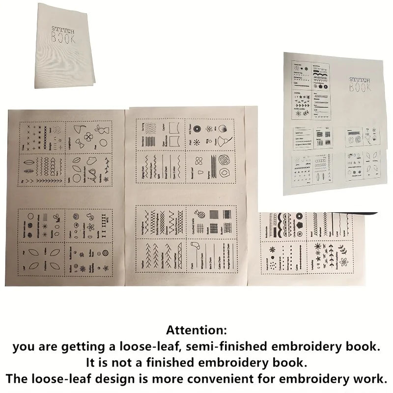 Embroidery Book for Beginners – 106 French Techniques Embroidery Craft Book PLUSH