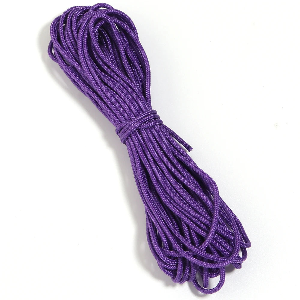 10 Yards 2mm Polyester Braided Rope – DIY Drawstring Cord Braided Craft Cord PLUSH purple