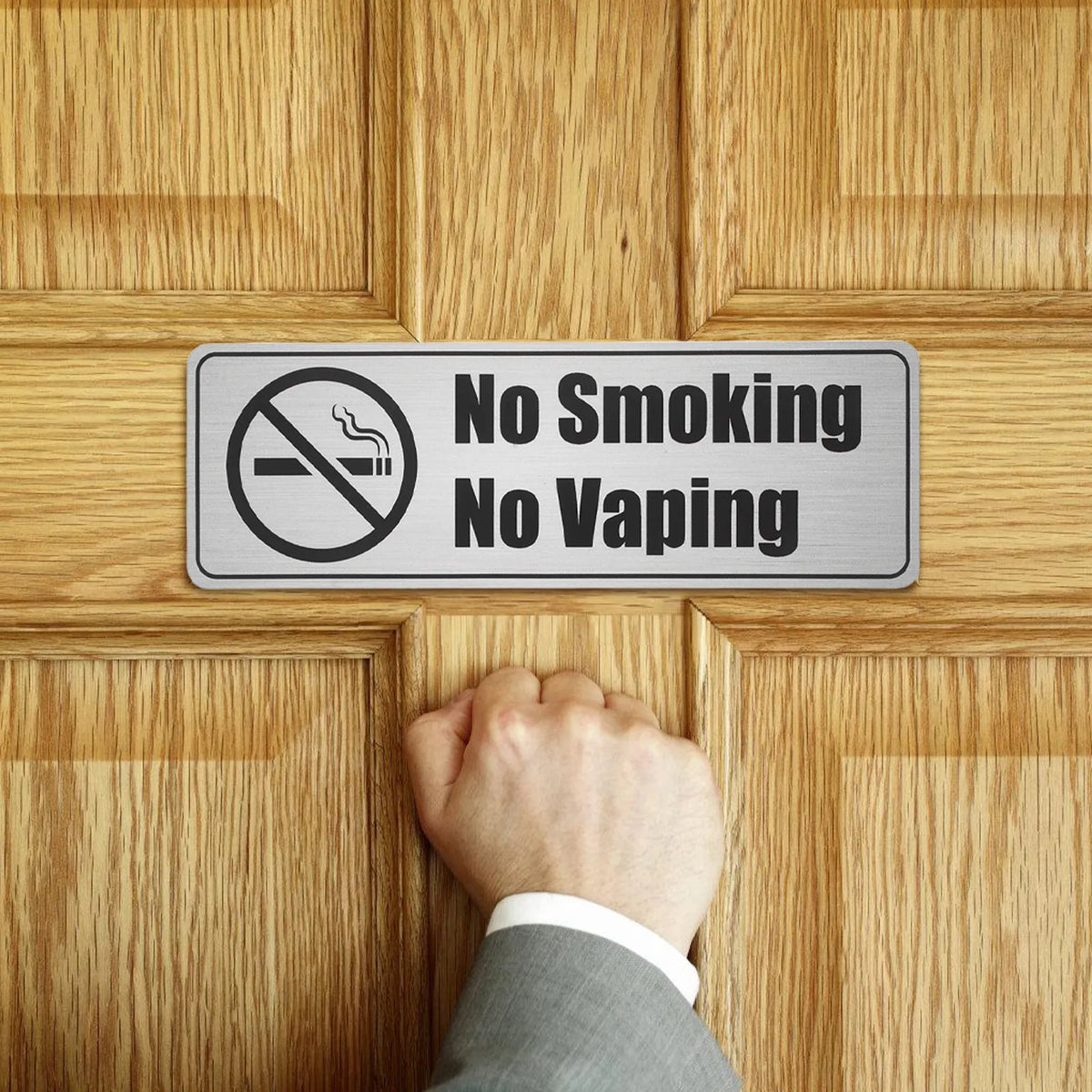 4-Pack No Smoking PVC Stickers – Wall, Door & Window Decals Signage Decal PLUSH