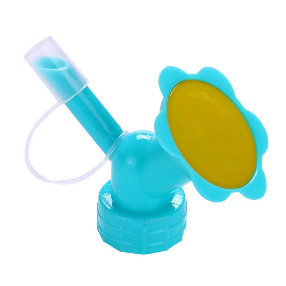 Sunflower Bottle Cap Watering Nozzle – Dual-Mode Sprinkler Garden Watering Nozzle PLUSH Random lid color 1PC