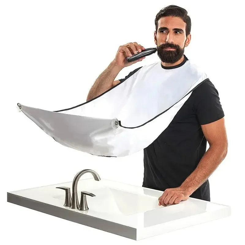 Shaving Apron Beard Catcher Cape Hair Bib for Men 1-2 Pcs Shaving Grooming Cape PLUSH