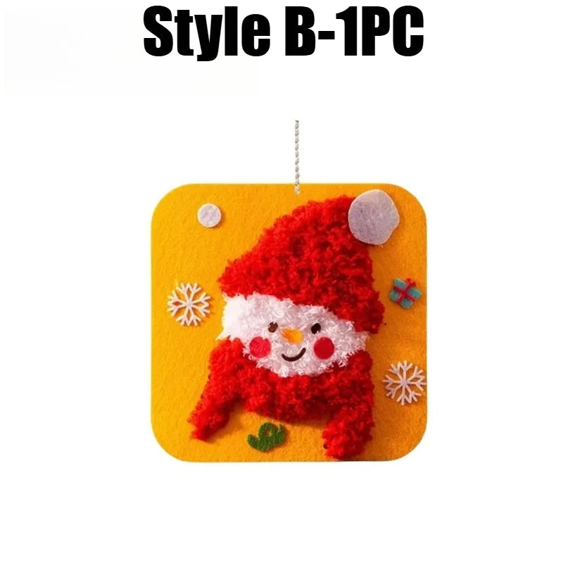 Felt Craft Kit for Kids – DIY Sewing Threading Painting Kids Craft Kit PLUSH Style B-1PC