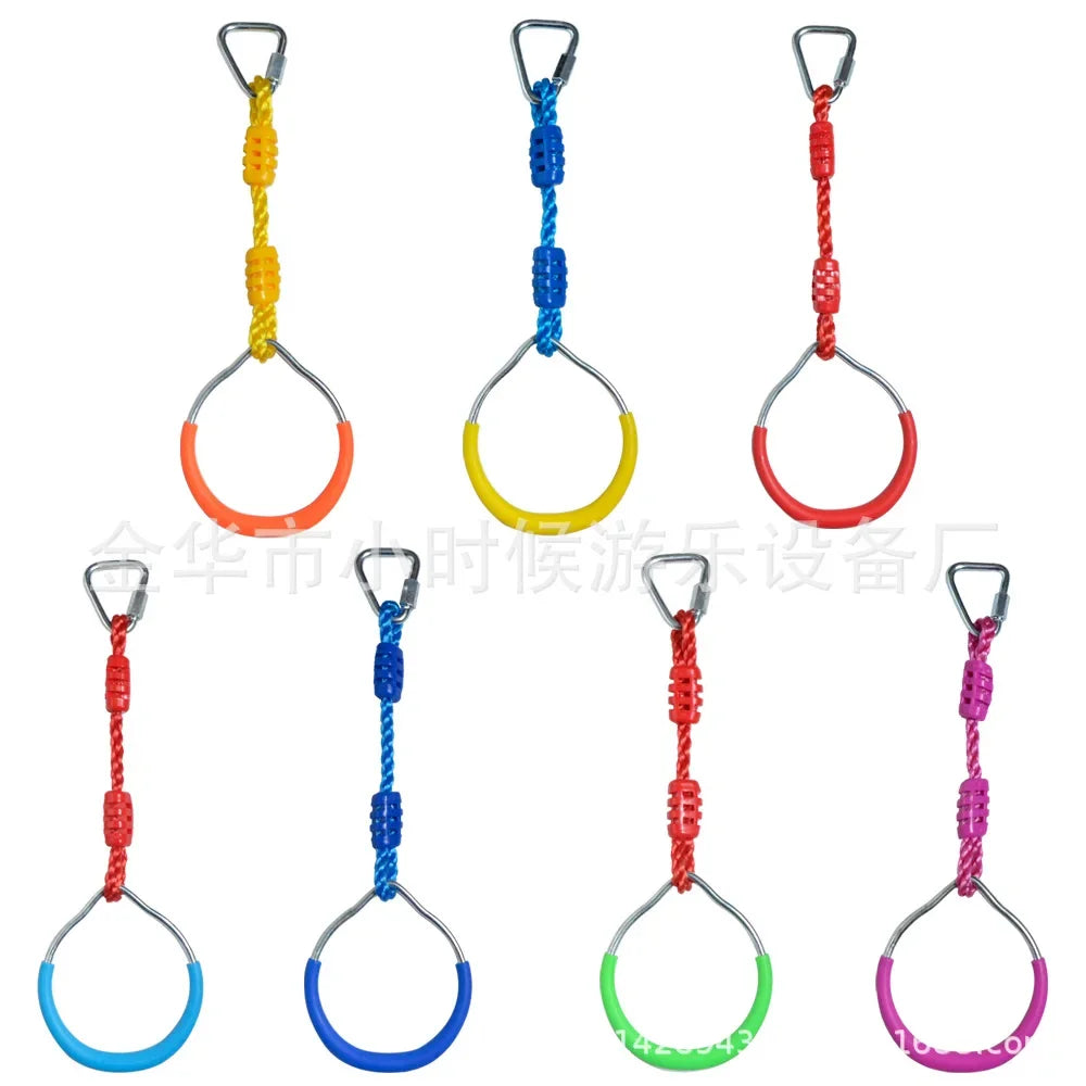 Kids Gym Rings Swing Set – Indoor & Outdoor Playground Kids Gym Swing Set PLUSH
