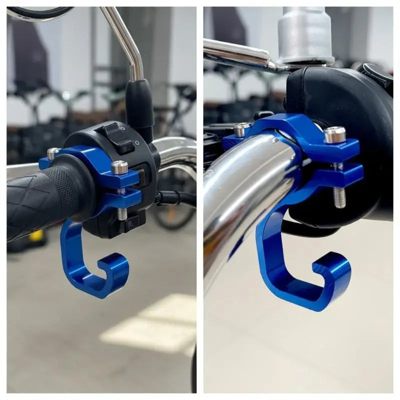 Aluminum Handlebar Hook for Bike & Motorcycle Bag Storage Handlebar Hook PLUSH