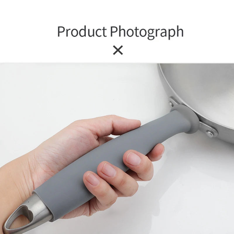Silicone Pan Handle Cover – Heat Resistant Sleeve Protector Pan Handle Cover PLUSH