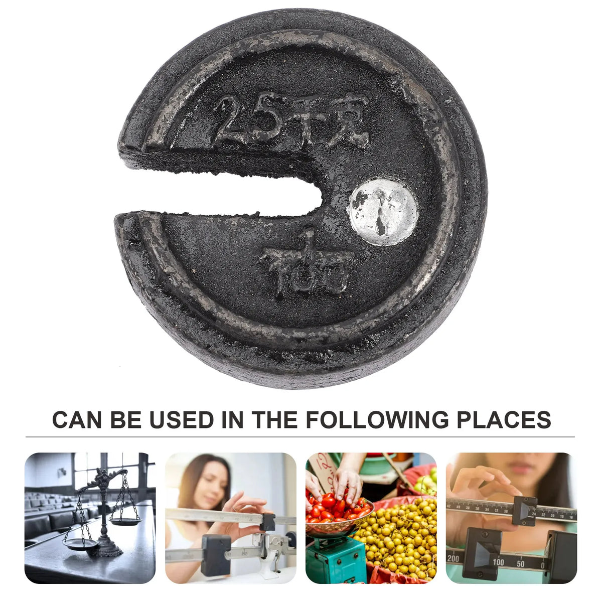 Cast Iron Scale Weight – Retro Chinese Balance Scale Replacement Iron Scale Weight PLUSH