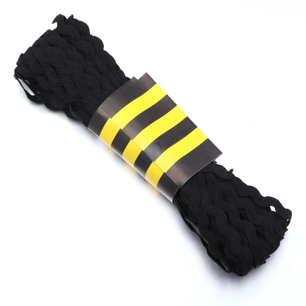 15 Yards 5cm Ric Rac Zig Zag Trim Ribbon – DIY Craft Sewing Ric Rac Trim Ribbon PLUSH Black 5mm 15yards