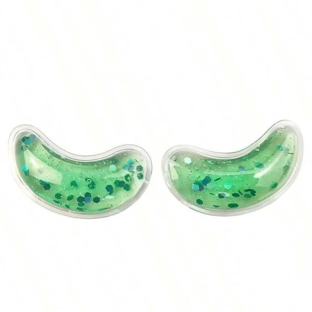 Hot & Cold Reusable Gel Eye Pad – Cooling Eye Compress Gel Eye Compress PLUSH Green
