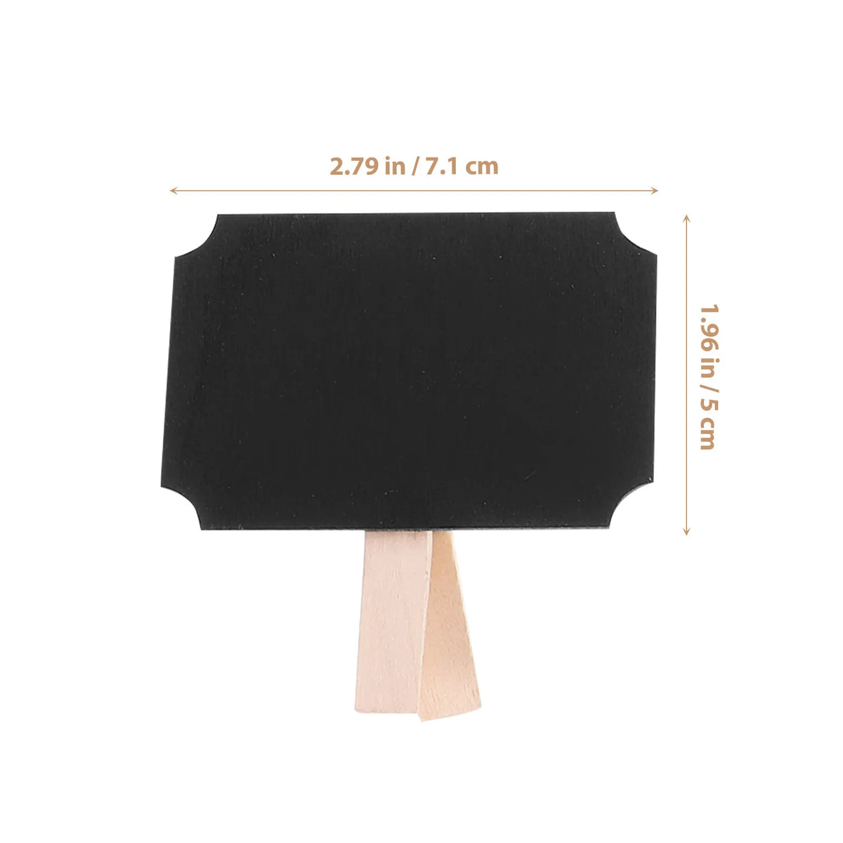 30pcs Wood Mini Chalkboard Clips – Reusable Blackboard Signs Chalkboard Clip Signs PLUSH