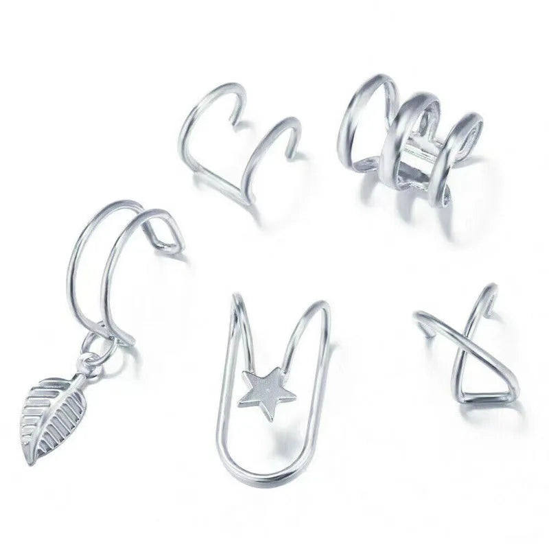Gold Dreadlock Hair Rings, Beads & Ear Clips – 1-12pcs Hair Jewelry Cuffs PLUSH No.30 New Silver 5pc
