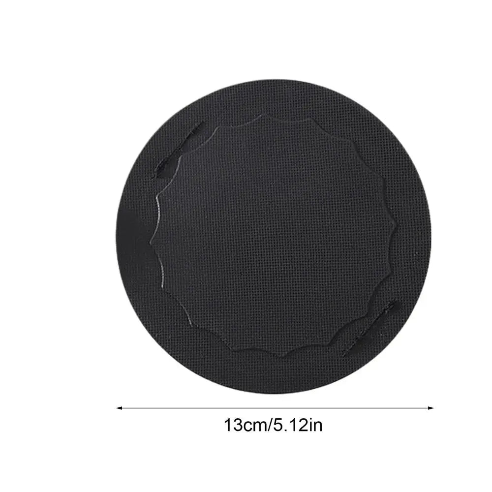 Rubber Exfoliating Bath Scrubber – Dual-Sided Body Scrub Pad Body Scrubber PLUSH Black 1PC