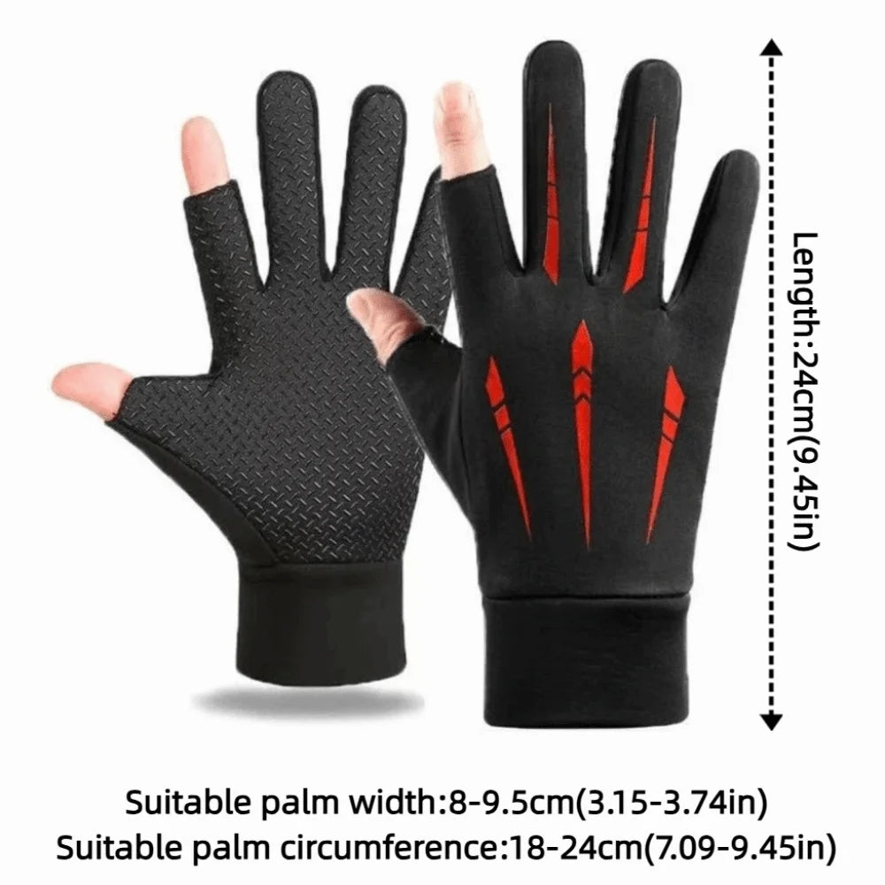 Winter Cycling Gloves – Waterproof Thermal Full Finger Cycling Gloves PLUSH