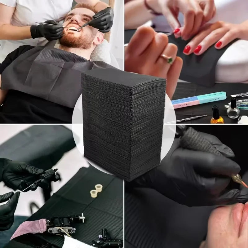 Disposable Waterproof Table Covers – Tattoo & Nail Mat 20–125pcs Disposable Table Cover PLUSH