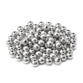 Rhodium CCB Round Spacer Beads 3–14mm | DIY Jewelry Making DIY Spacer Beads PLUSH rhodium 4mm x 200pcs