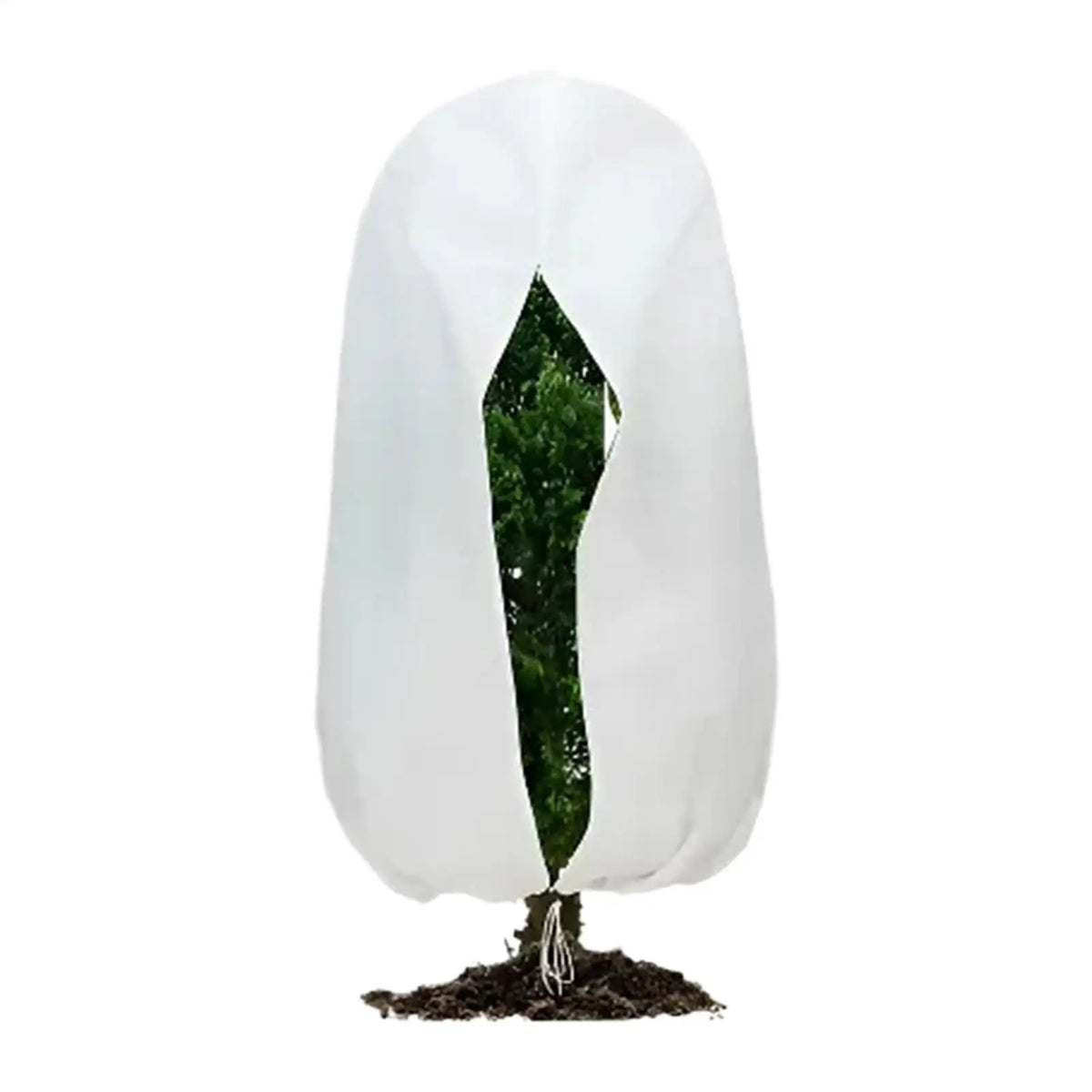 Winter Plant Frost Protection Bag – Zip & Drawstring Cover Plant Frost Cover PLUSH