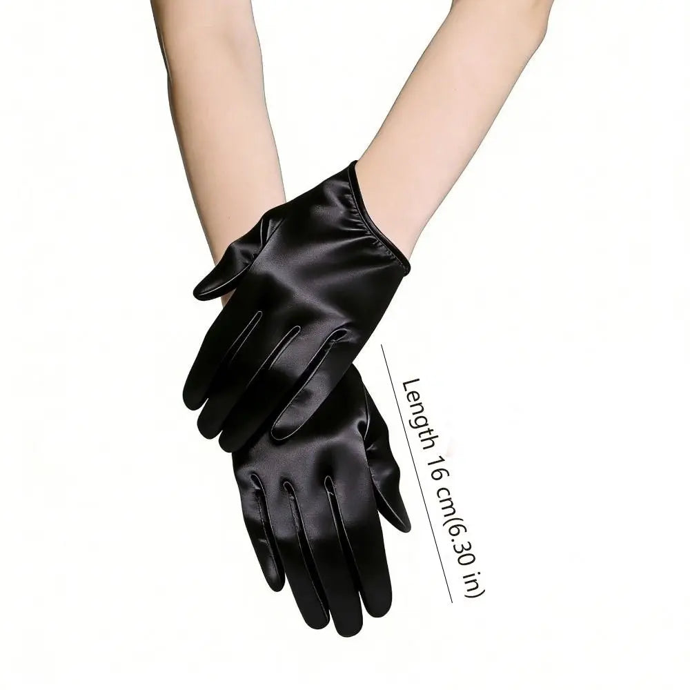 Anti-Slip Half Finger Dance Gloves – Halloween Cosplay Fingerless Dance Gloves PLUSH