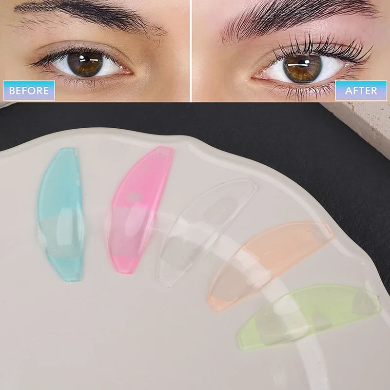 Silicone Eyelash Perm Pads – Lash Lifting Shield Rods 1 Pair Lash Lifting Pads PLUSH