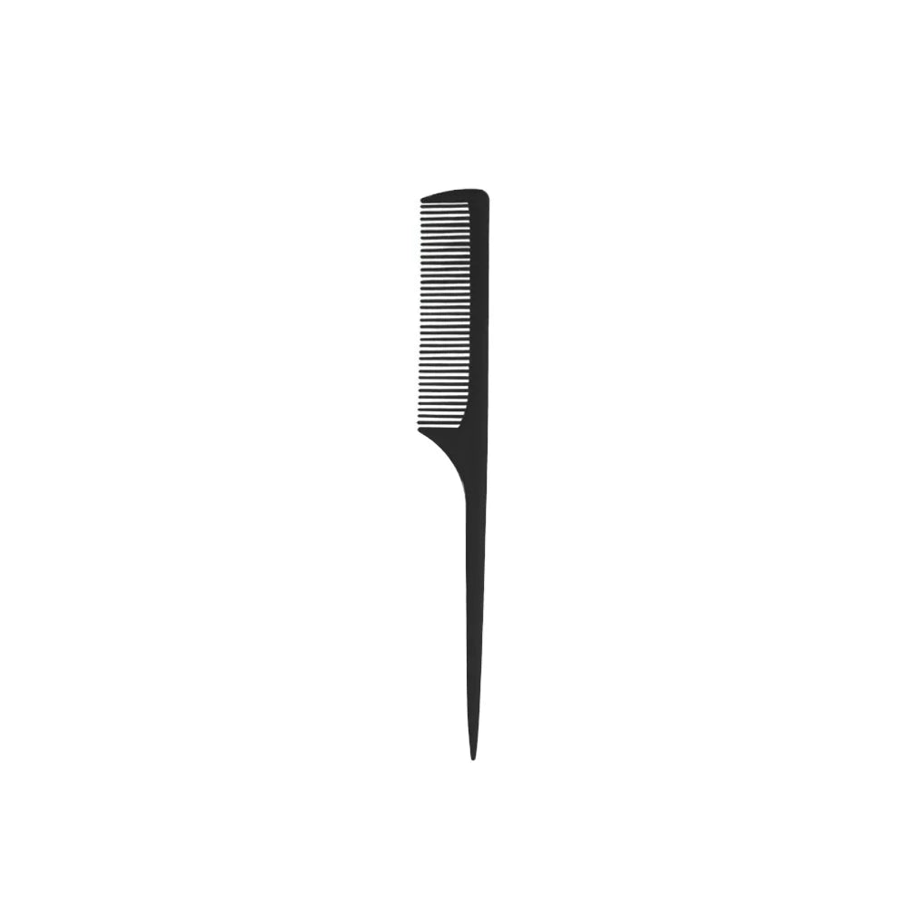 Sharp Pointed Tail Comb – Fine Teeth Hair Styling for Girls Hair Styling Comb PLUSH Black