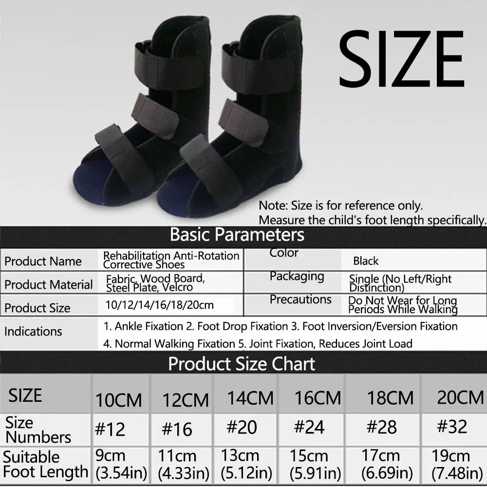 Adjustable Night Foot Splint Brace – Breathable Ankle Support Night Foot Splint PLUSH