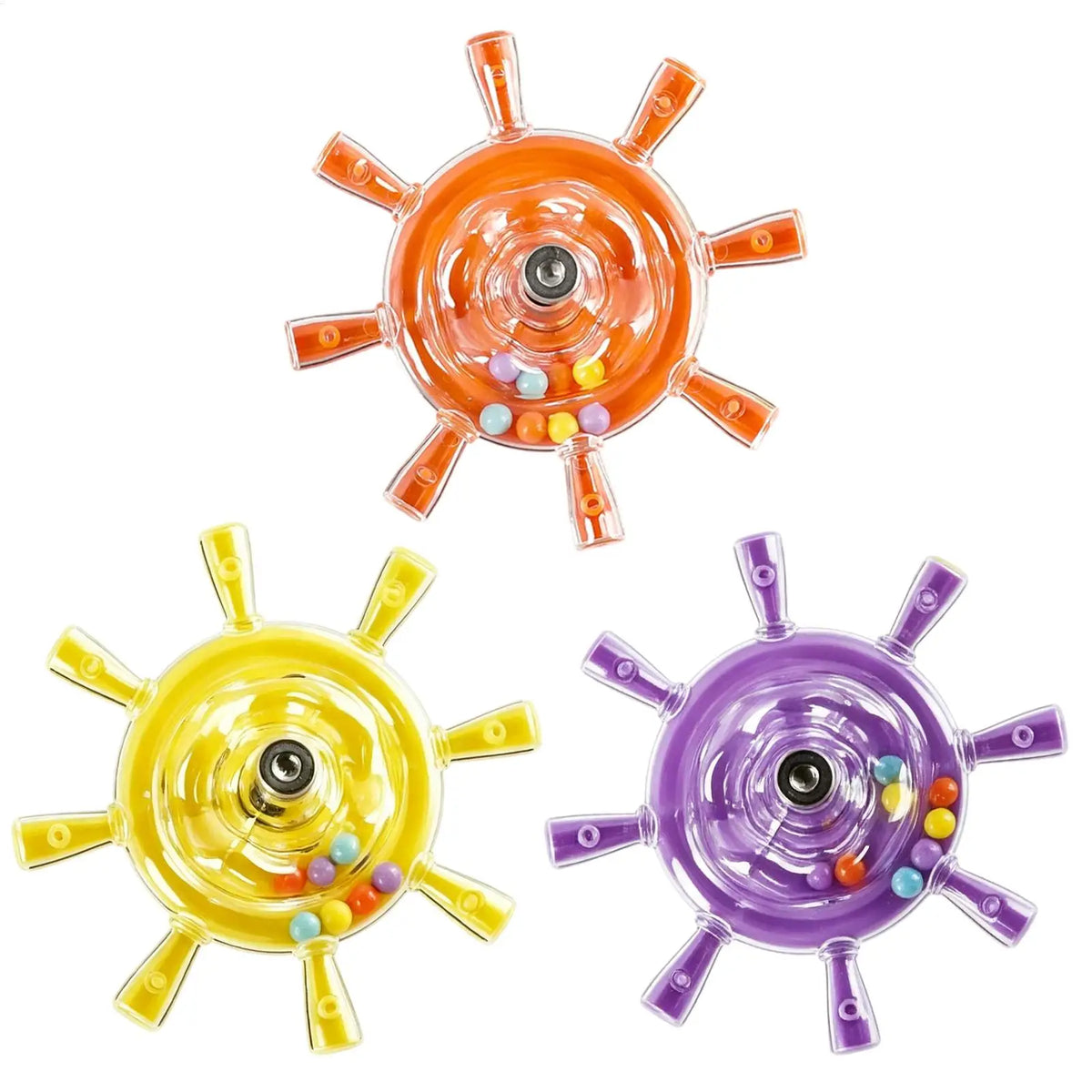 Interactive Parrot Rotating Windmill Cage Toy & Treat Dispenser Bird Cage Toy PLUSH