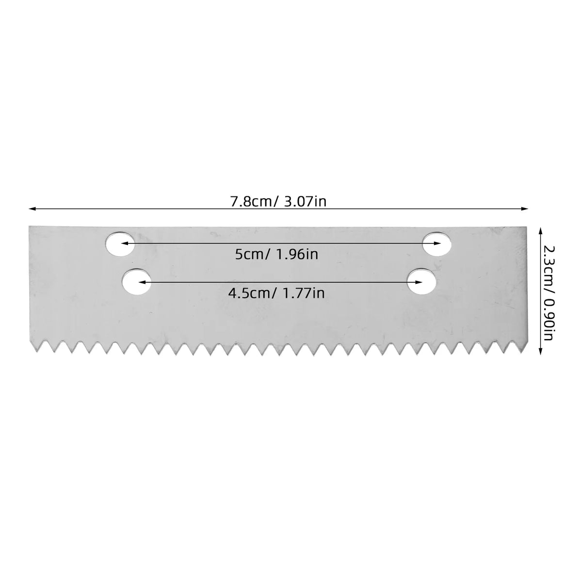 10pcs Tape Dispenser Replacement Blades – Stainless Steel Tape Cutter Blades PLUSH Silver CN