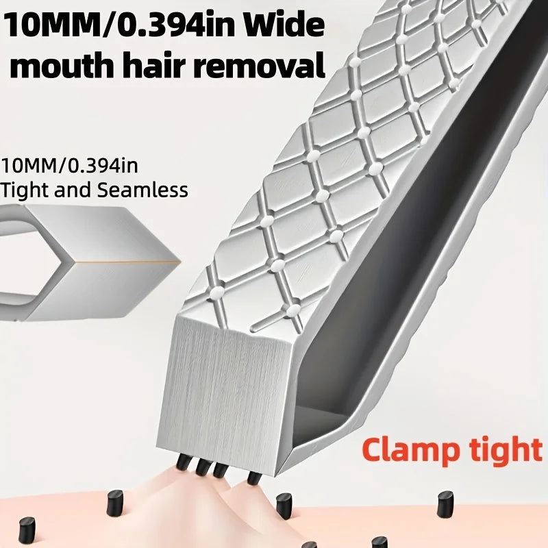 Ouriner 10mm Stainless Steel Eyebrow Tweezer – Men & Women Eyebrow Tweezer PLUSH