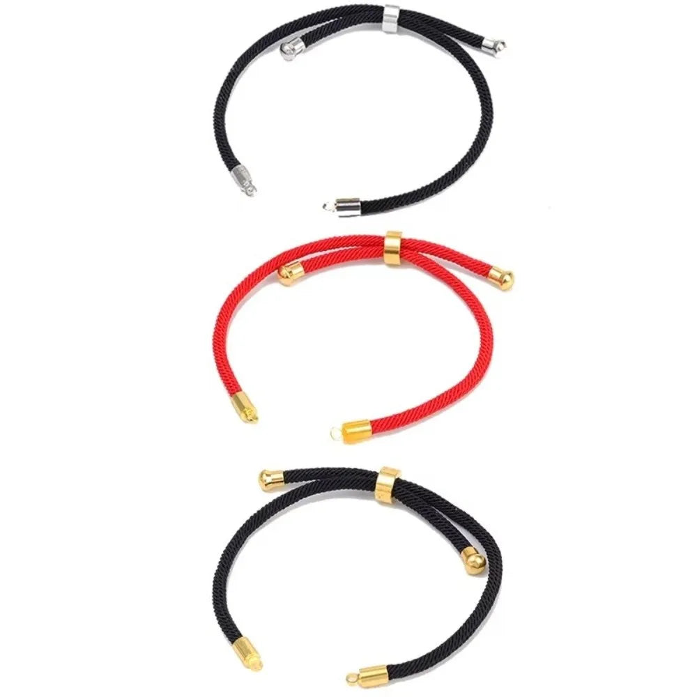 5pcs Adjustable String Bracelets 22.5cm – DIY Jewelry Making DIY String Bracelet PLUSH