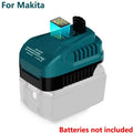 ZWINCKY 18V Battery USB Adapter – 100W Fast Charging Type-C Battery Charger Adapter PLUSH For Makita China Mainland