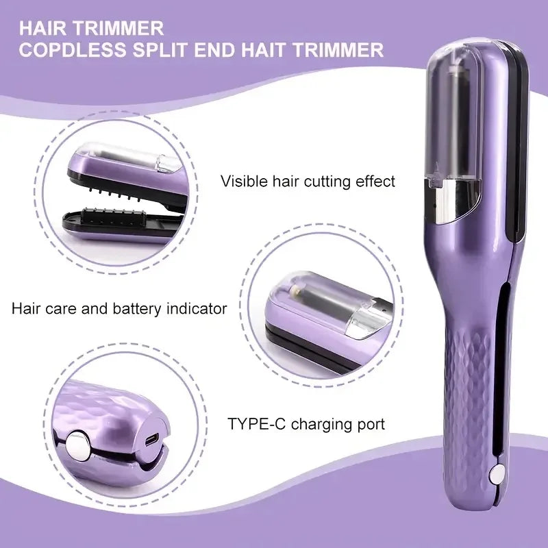 PLUSH Rechargeable Cordless Split End Hair Trimmer Split End Trimmer PLUSH