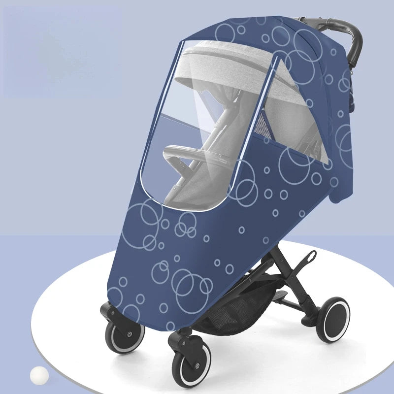 Baby Stroller Rain Cover – Waterproof Windproof Winter Shield Stroller Rain Cover PLUSH