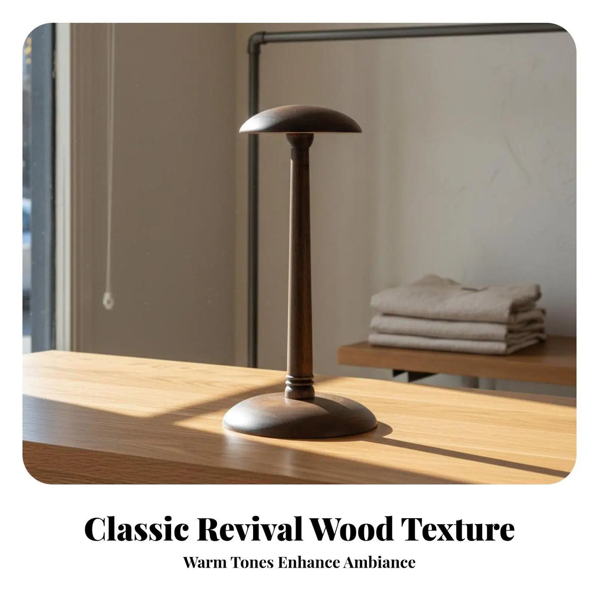 Solid Wood Hat Display Stand – Dome Top for Fedora Storage Hat Display Stand PLUSH